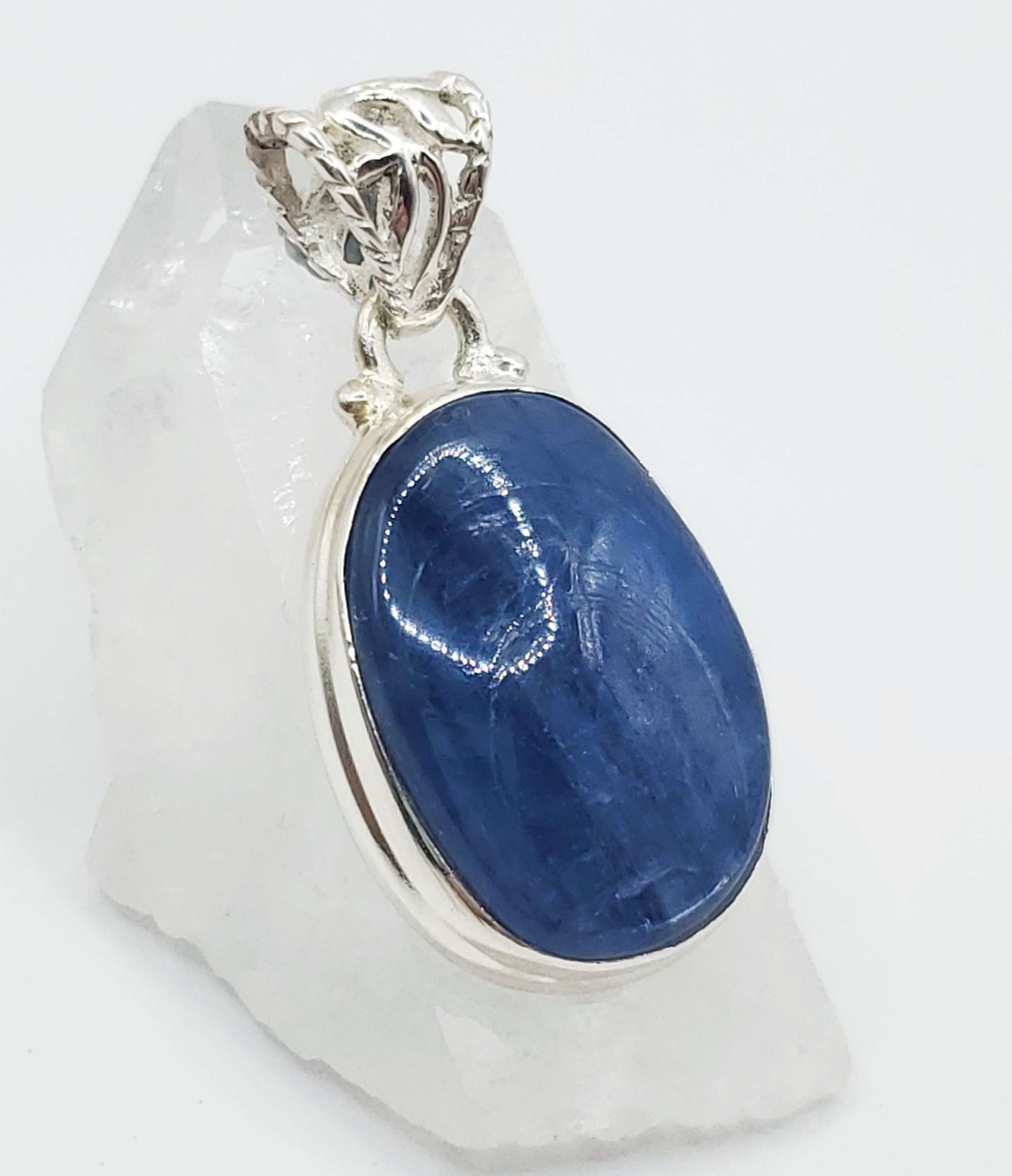 Blue Kyanite Sterling Silver Pendant