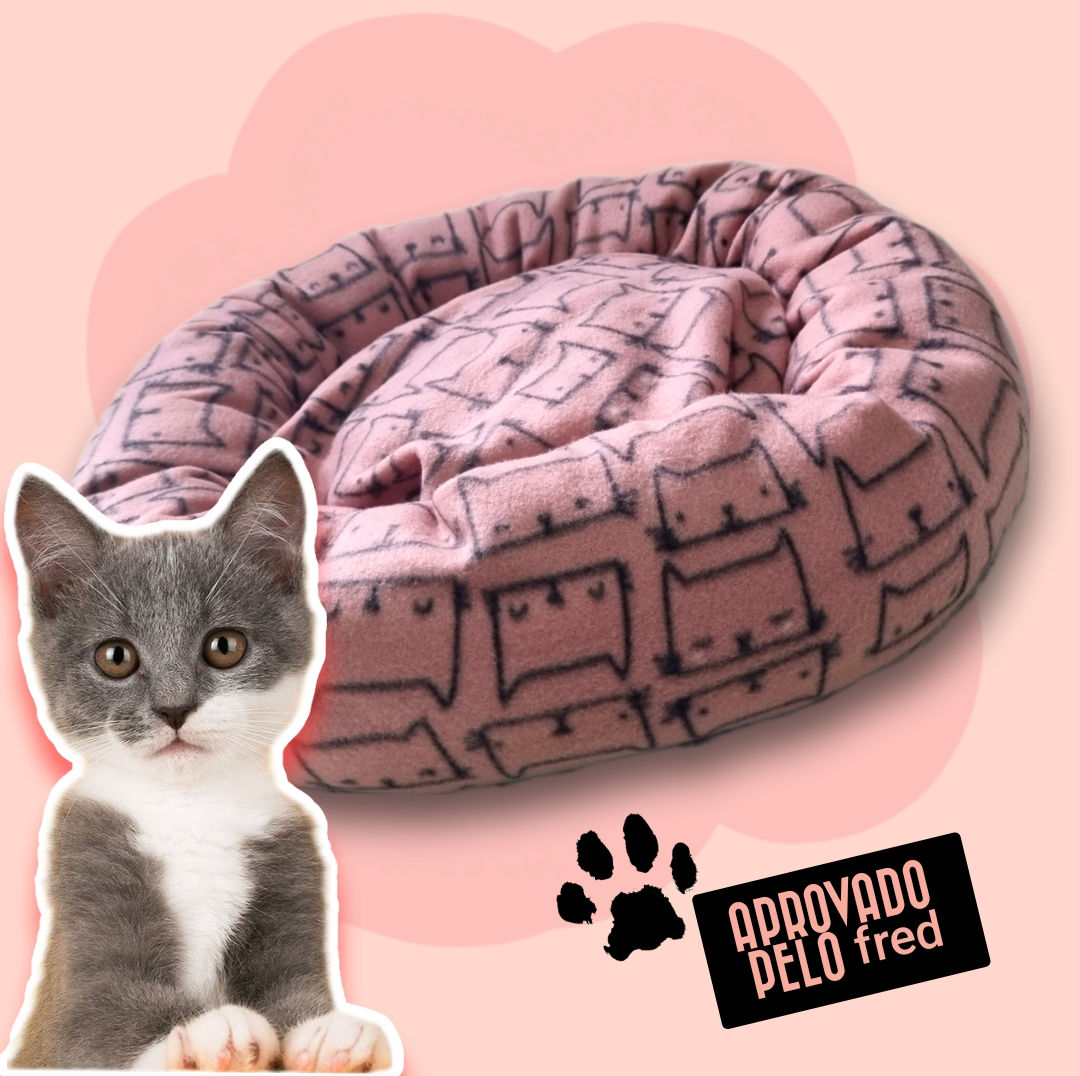 Cama Nuvem - Rosa Gatinho