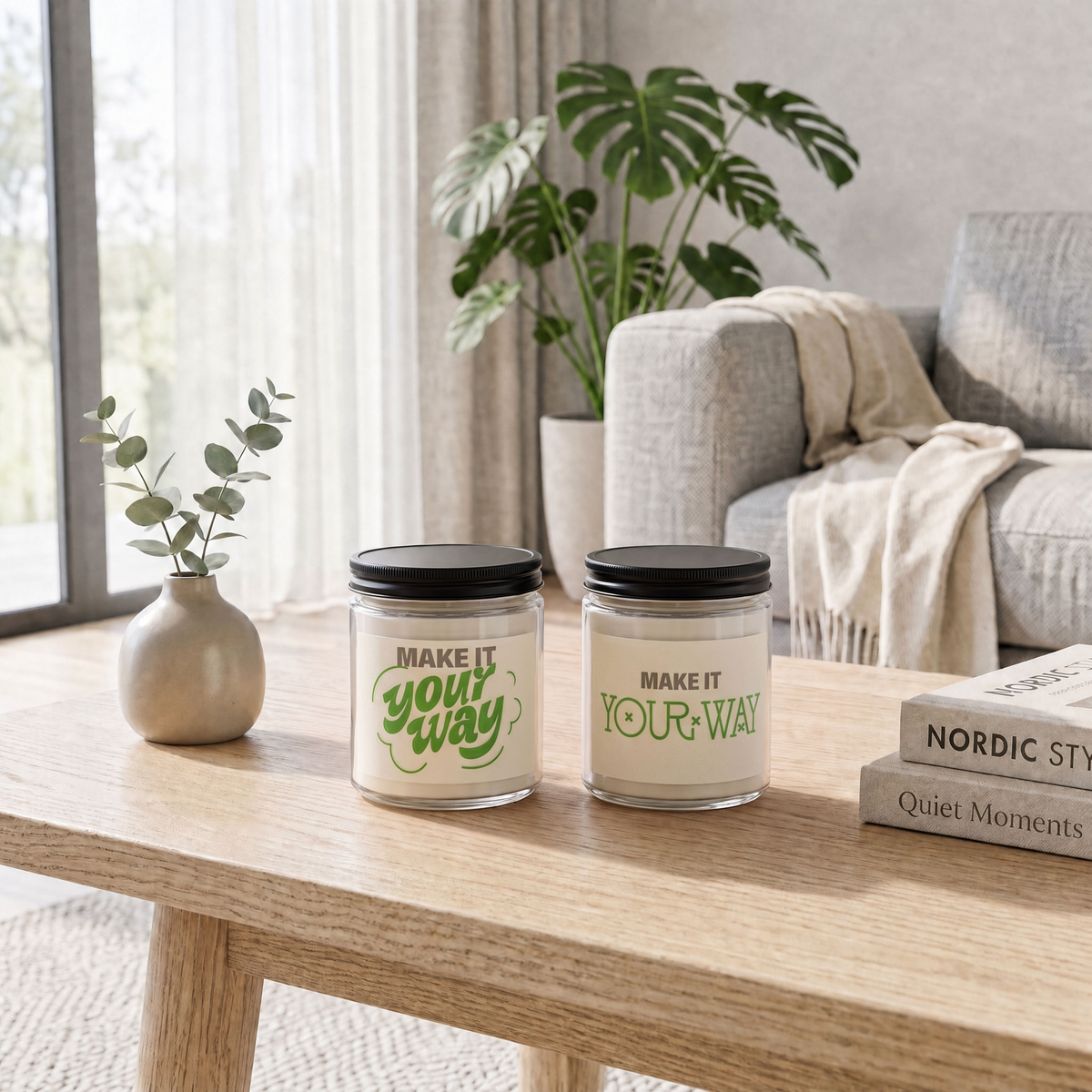 Job Seeker Vibes candle set