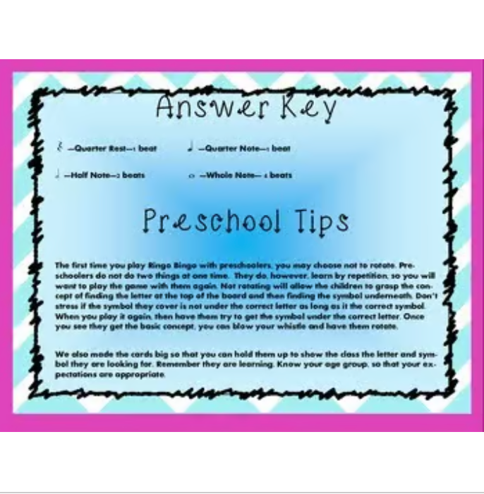 Thumbnail: Ringo Bingo Fun: Music Bingo for Pre-K and K