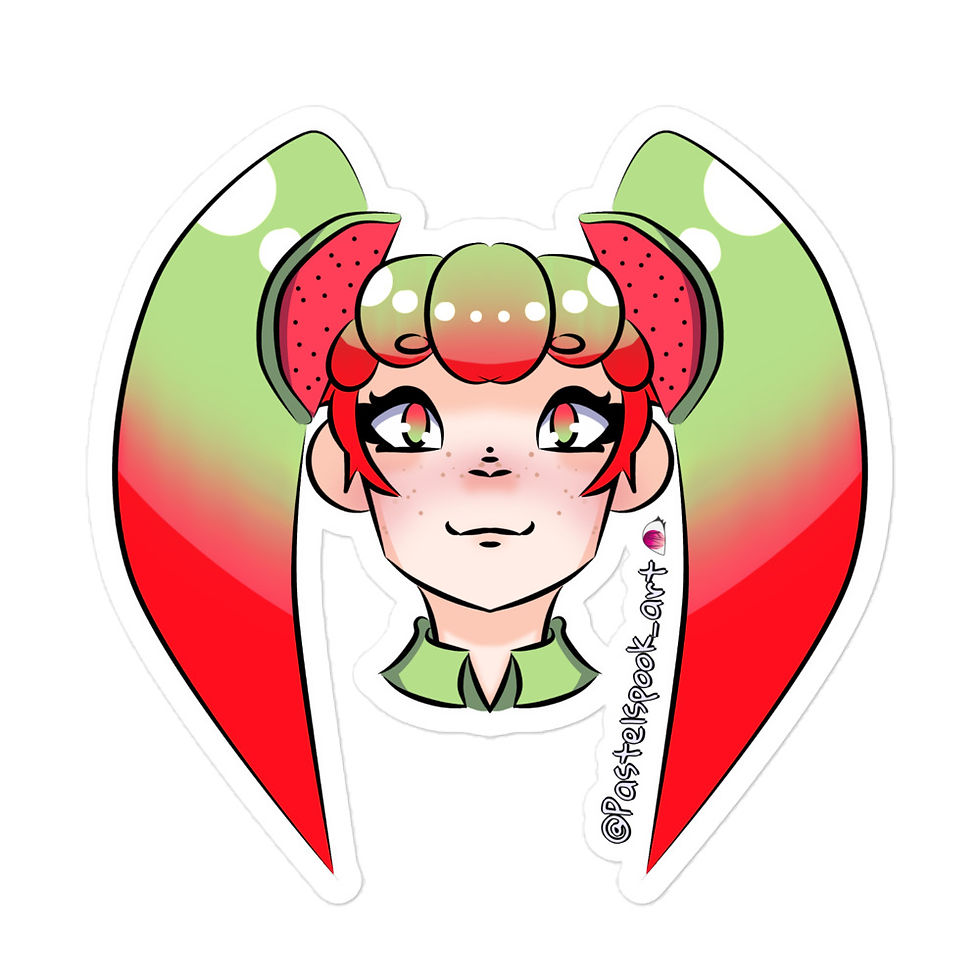 Thumbnail: PastelSpook_Art Watermelon Miku Sticker