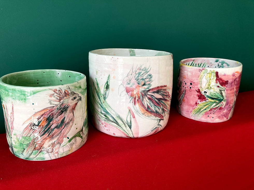 Miniature : Cache-pot « Aigle »