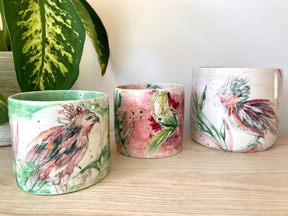 Miniature : Cache-pot « Aigle »