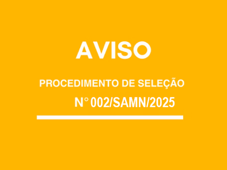 Procedimento de Seleção 002/SAMN/2025