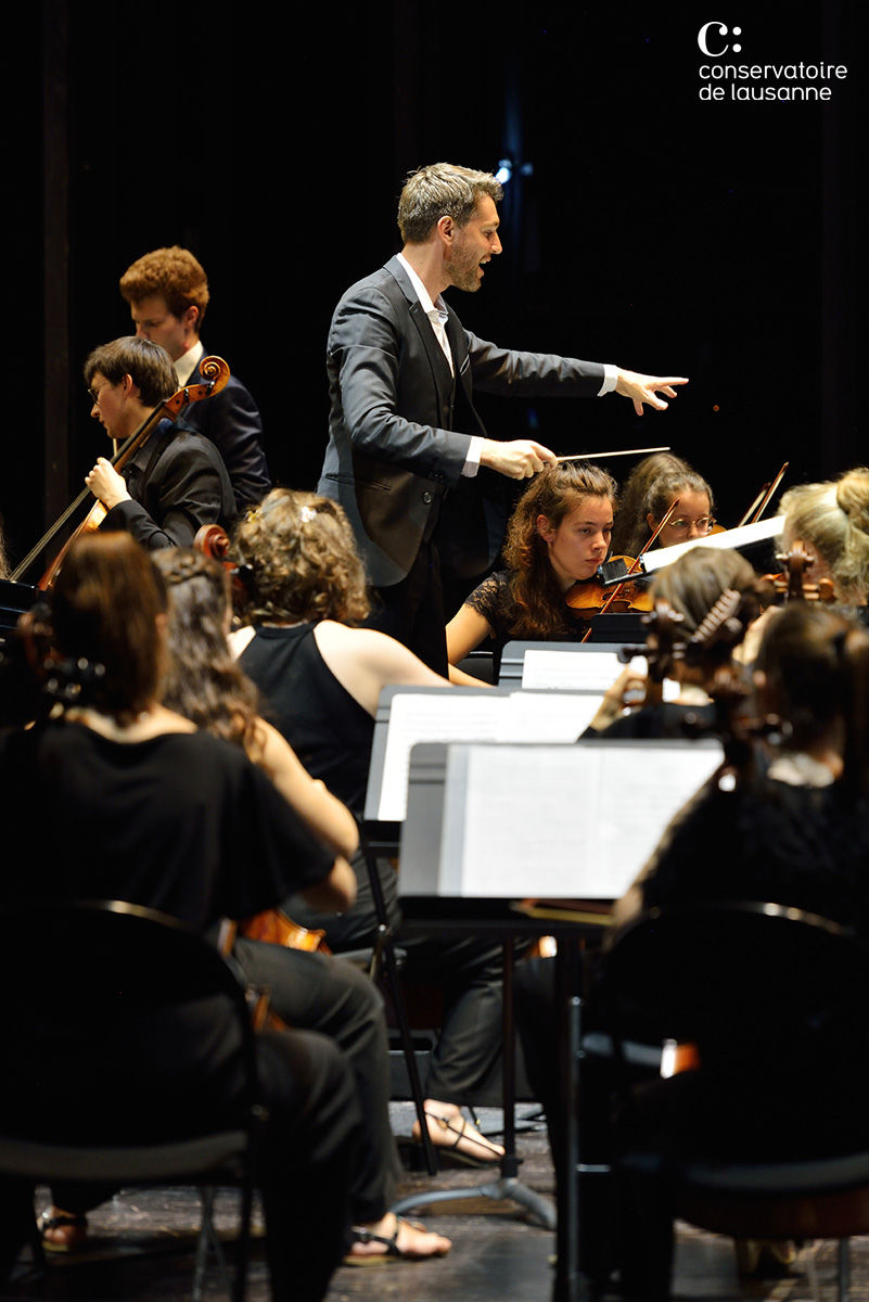 Concert at Lausanne's opera with Orchestre du Conservatoire, 2022
