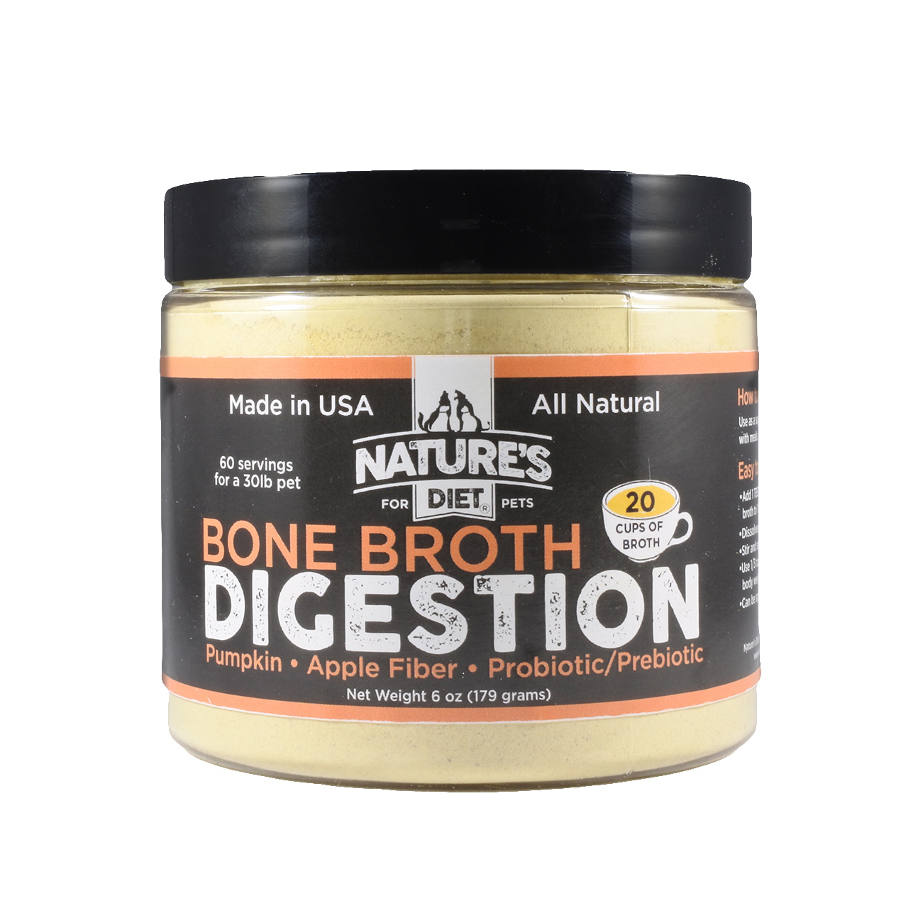 Nature's Diet Digestion Bone Broth Supplement