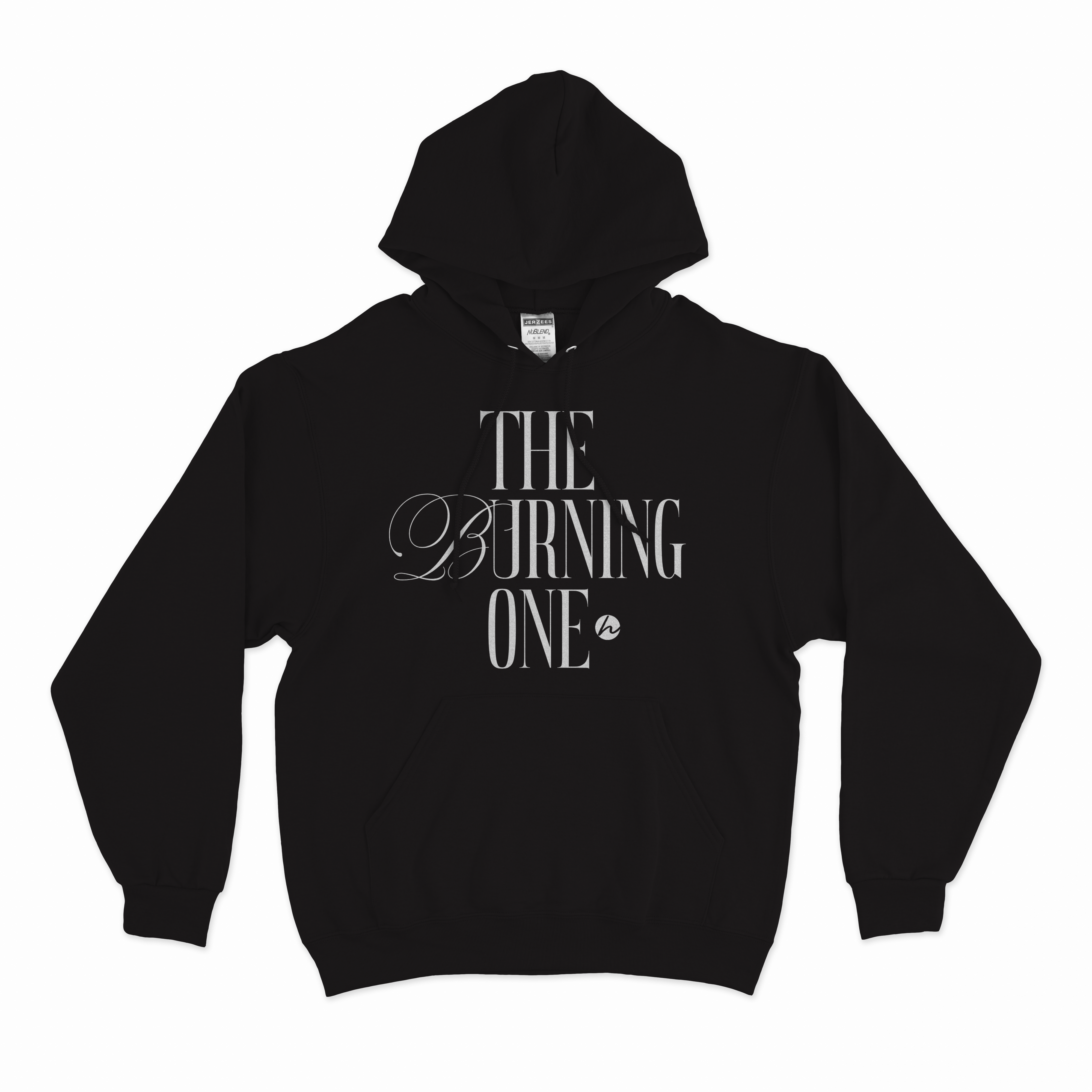 Burning One Hoodie in Black