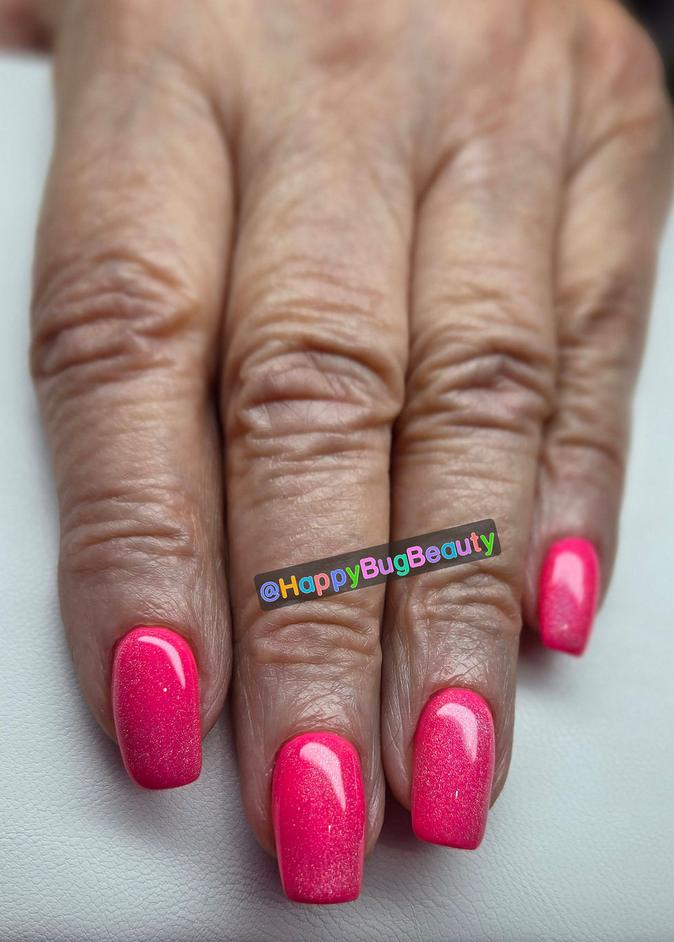 Gel Overlay with Cat Eye Top coat