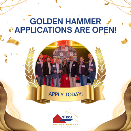 2025 NTRCA Golden Hammer Awards -- Applications Open!