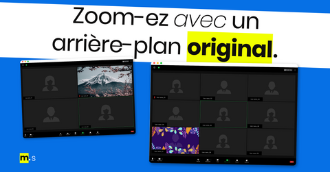 Zoom-ez avec un arrière-plan original
