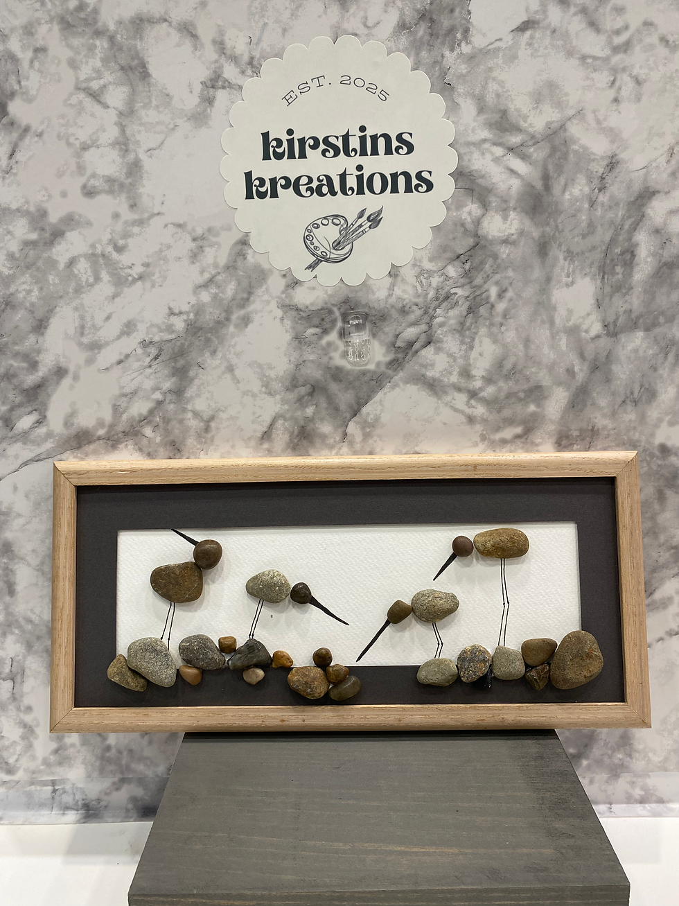 The Cranes Rock Frame Art