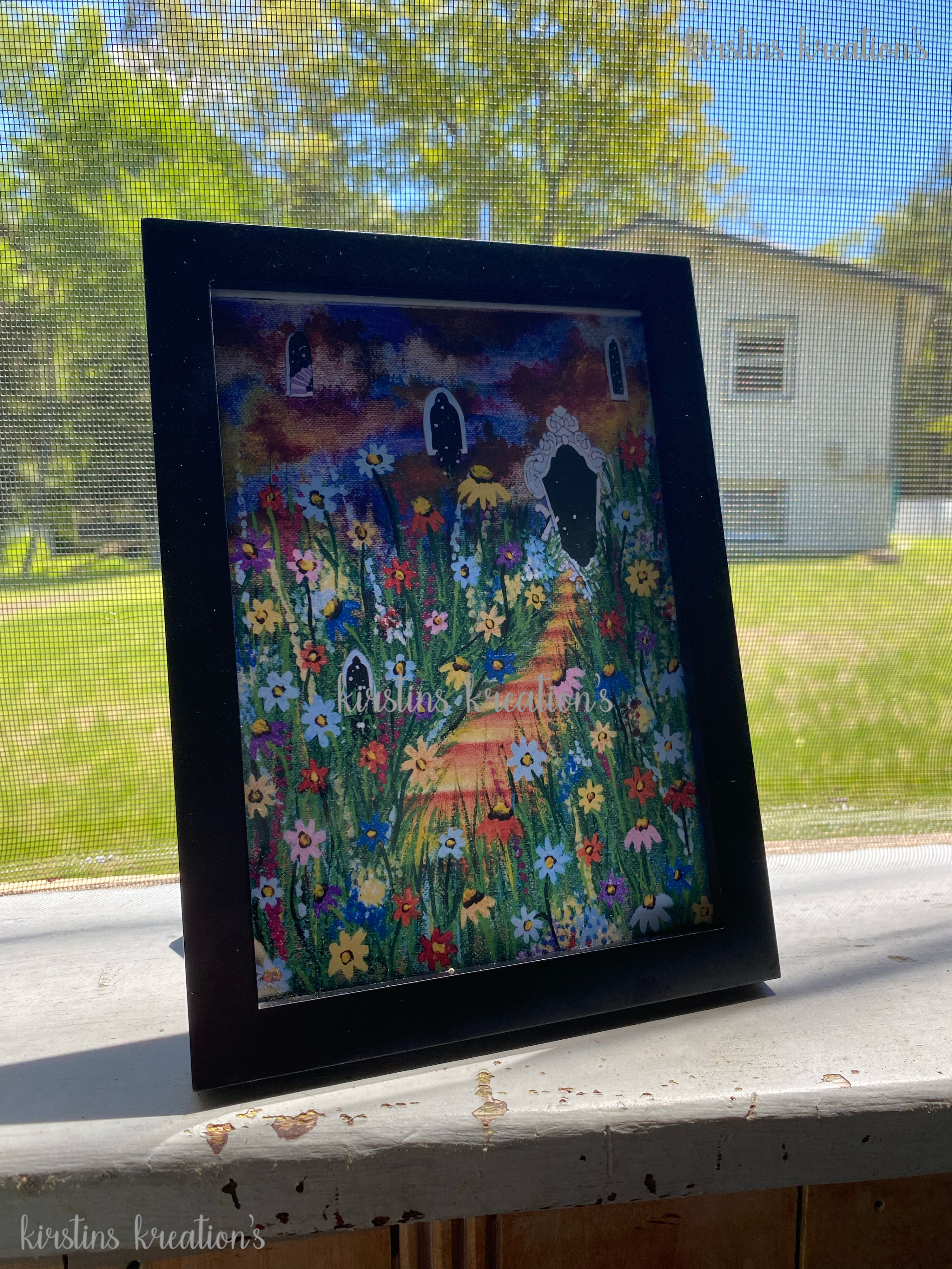 Flowers Bloom in Passing Time Art Print