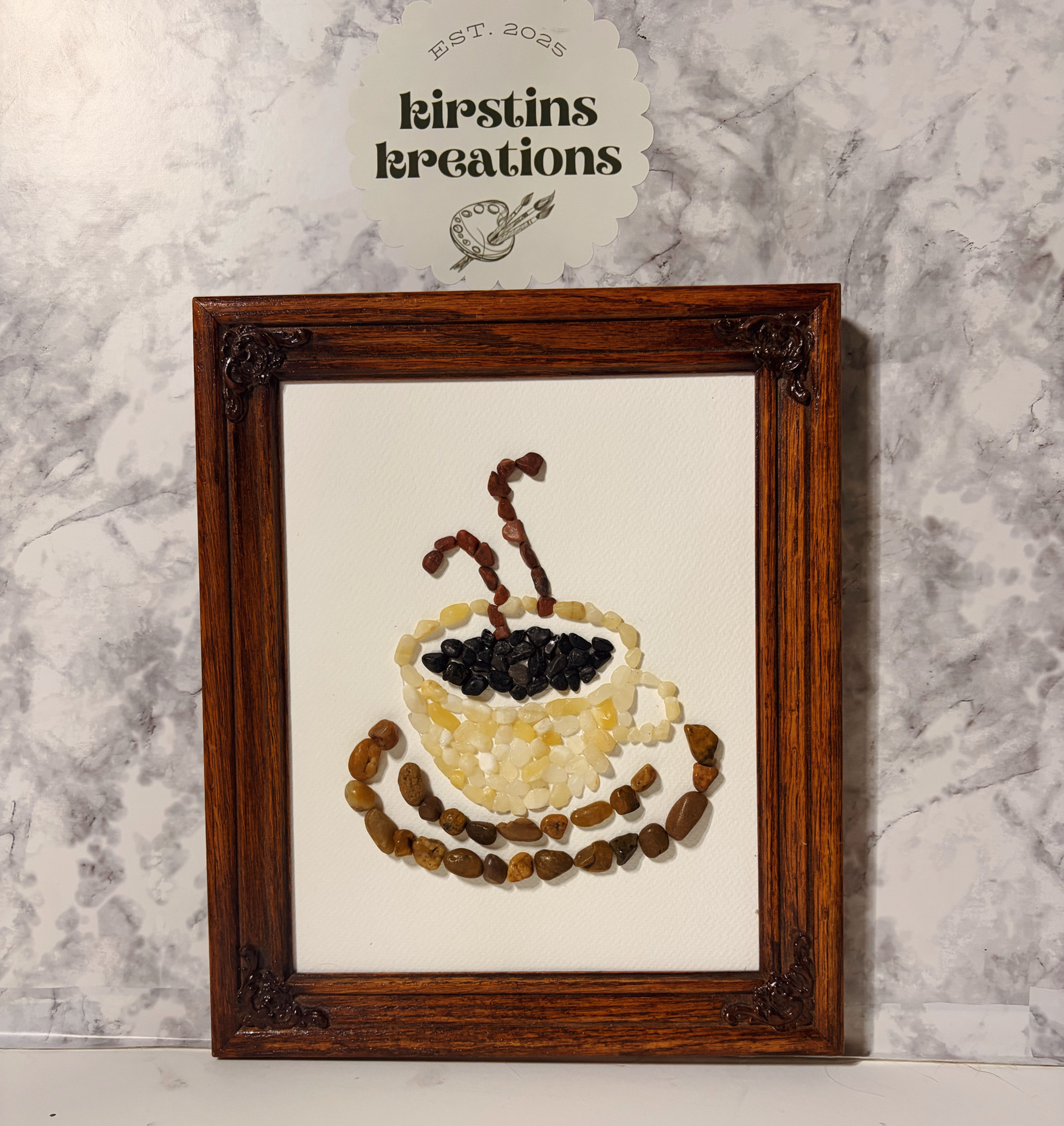 Coffee Rock Frame Art