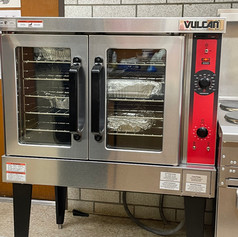 Hot dishes ready in the oven