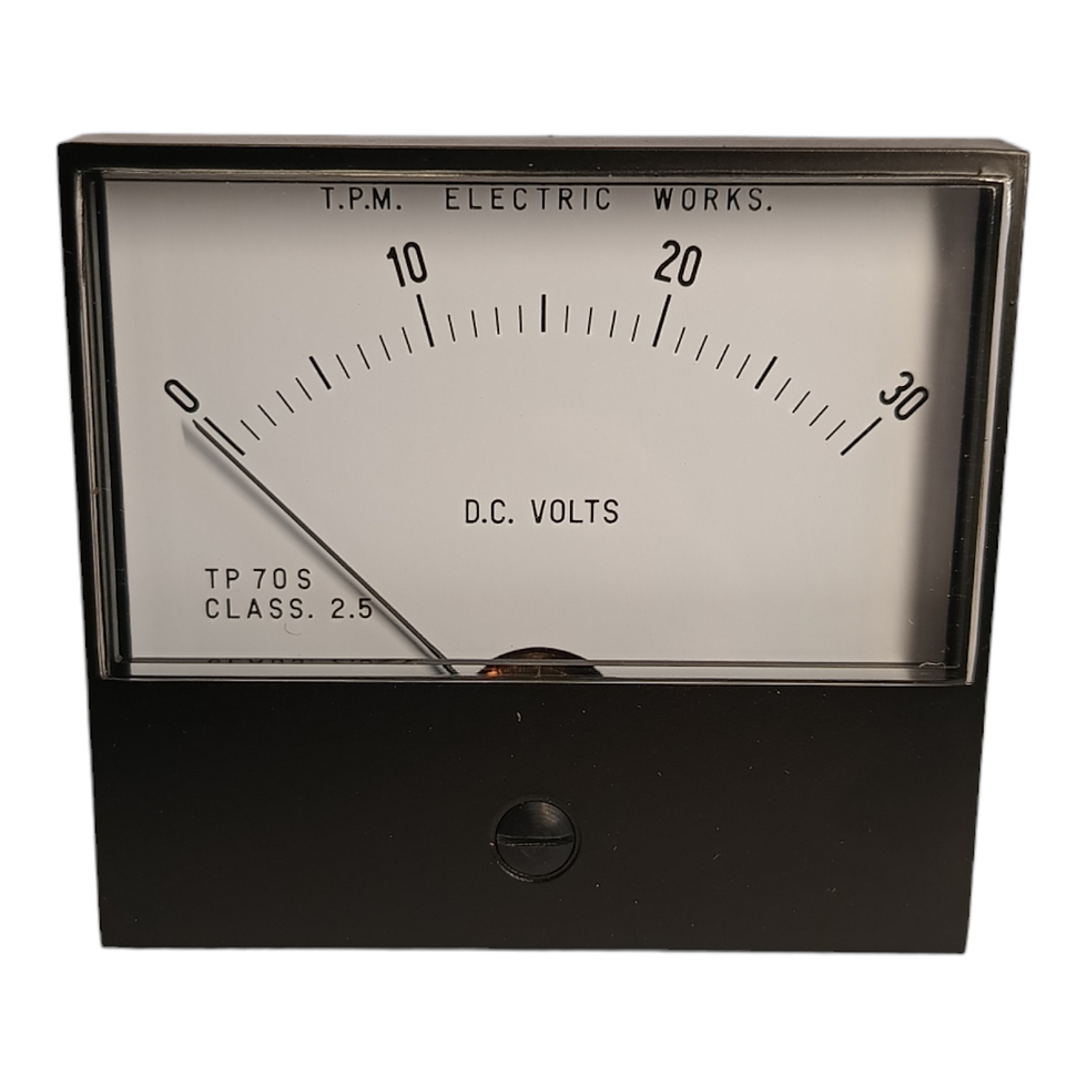 T.P.M TP-70s voltage paneelmeter 30VDC