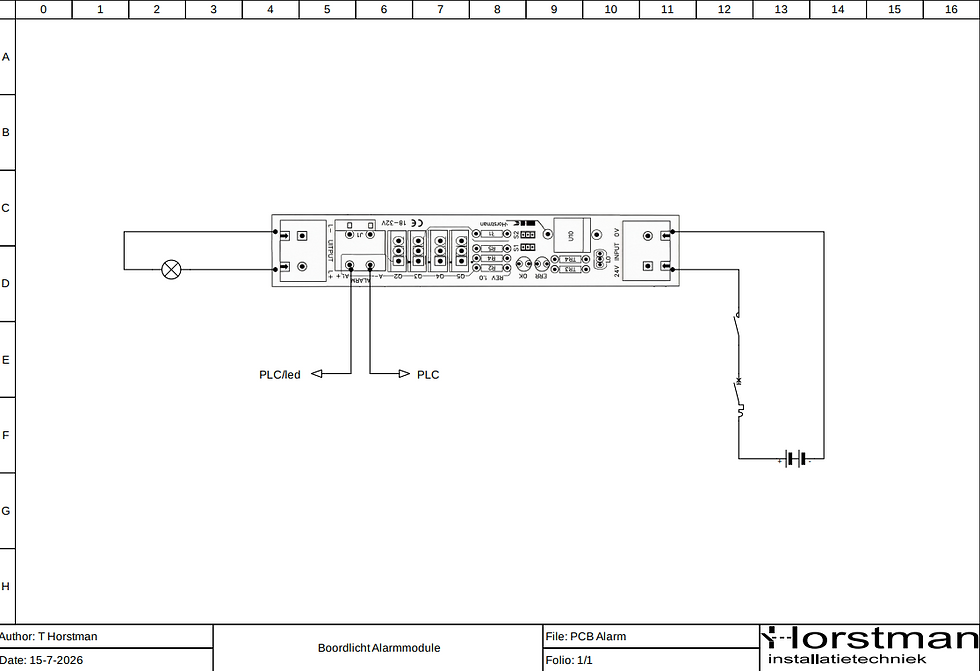 Thumbnail: Boordlicht alarm Module