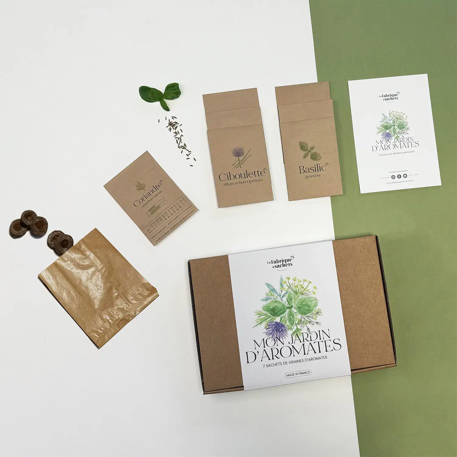 COFFRET "Mon Jardin d'Aromates" - La Fabrique à Sachets