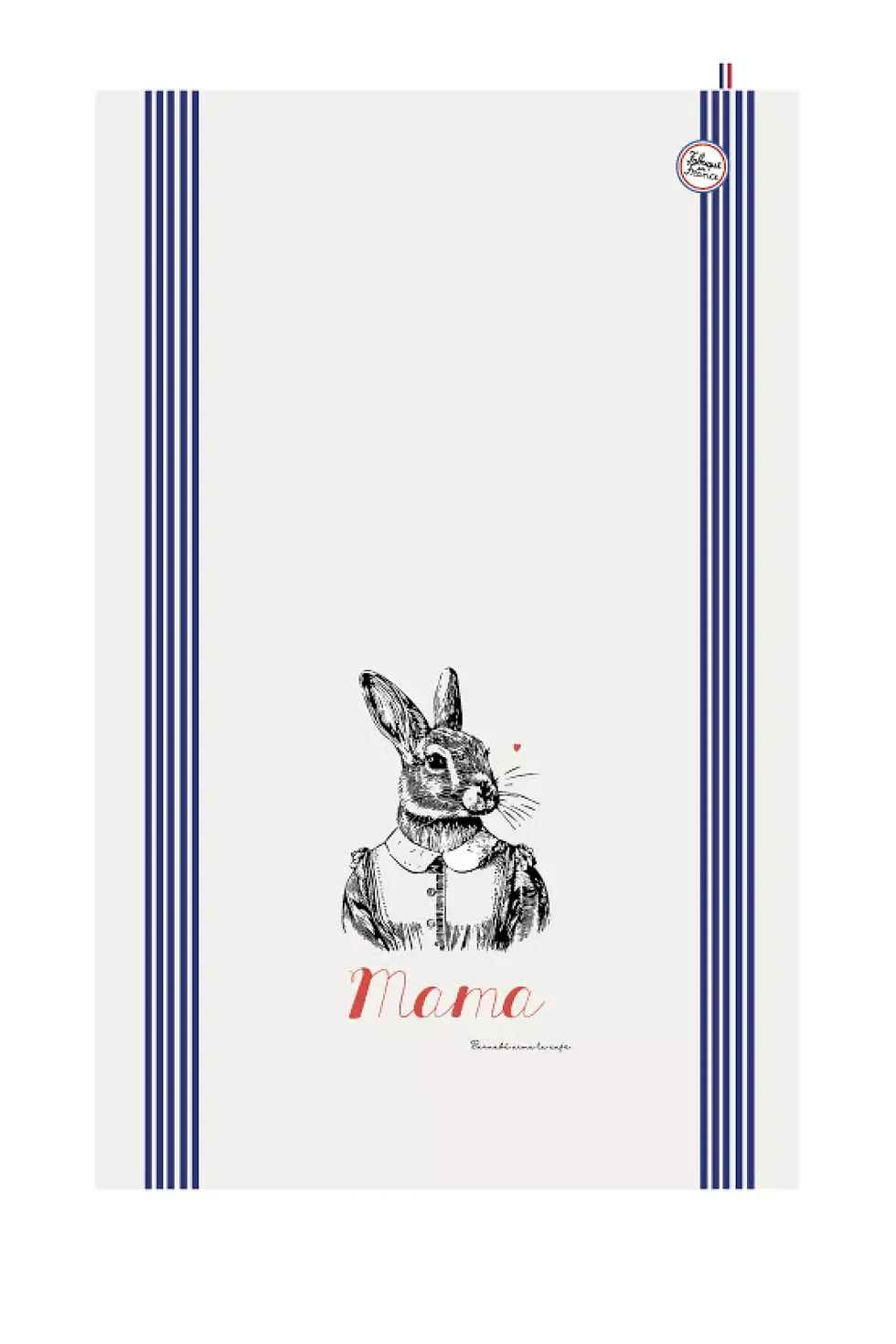Miniature : TORCHON "Mama Lapin" - Barnabé Aime le Café
