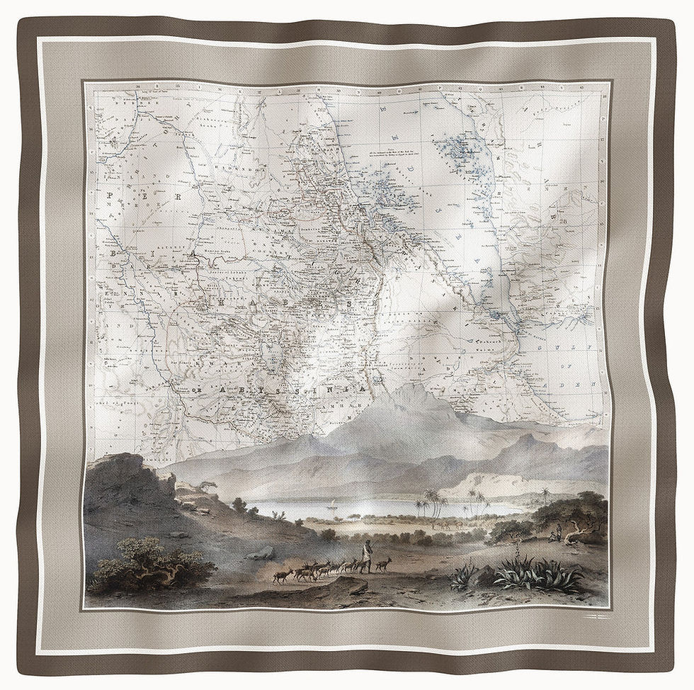 Miniature : FOULARD EN TWILL « DAHIR» 65X65 - Maouli