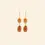 Miniature : BOUCLES D'OREILLES "Double regard" - Ekadori