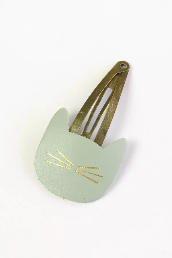 Miniature : BARRETTE EN CUIR - Barnabé Aime le Café
