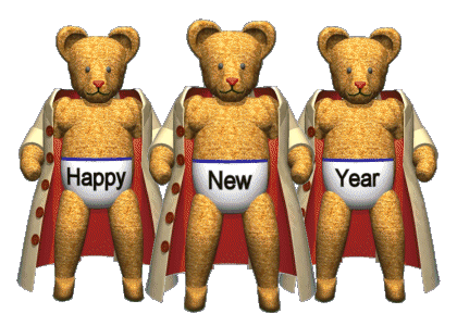 animated Teddy bears flashing