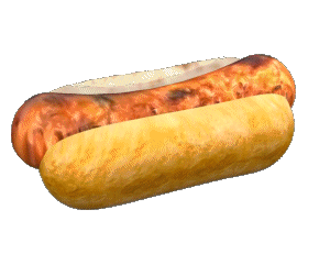hotdog gif animation 3D