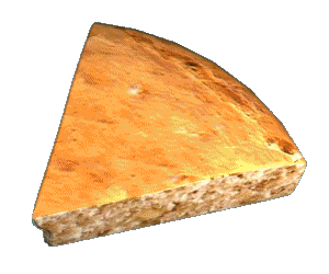 banana cake 3D animated gif