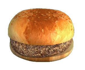 beefburger gif animation 3D