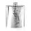Thumbnail: 6 oz. Pewter Hip Flask with Embossed Piper.