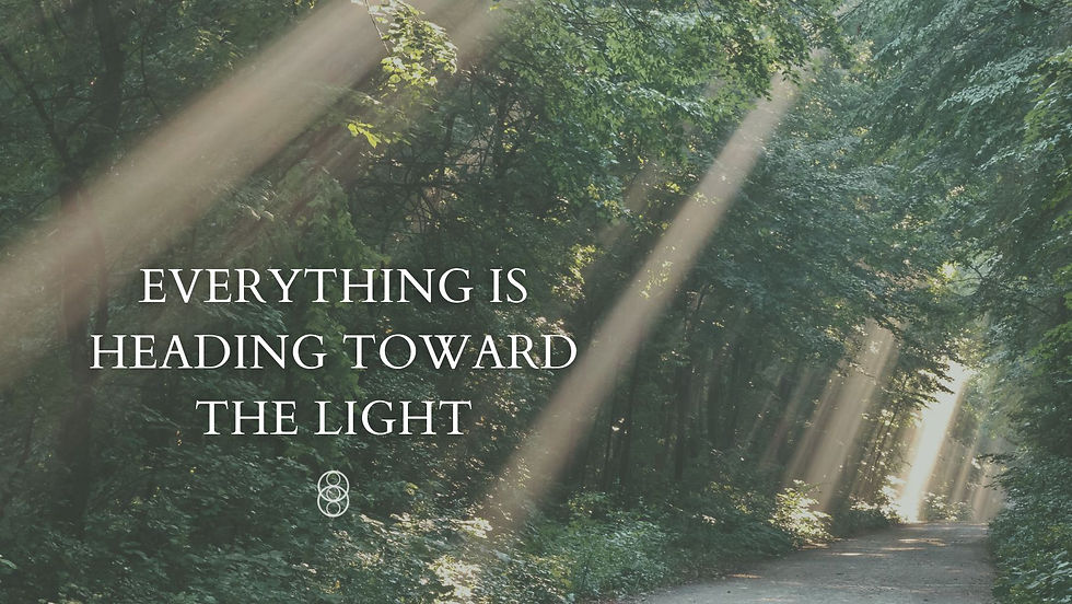 Everything Is Heading Toward the Light: A Channeled Message on Awakening and Hope