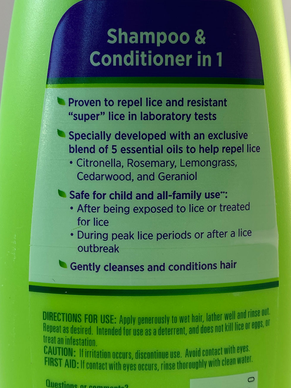 Thumbnail: Lice Shield (repels lice & super lice) shampoo & conditioner