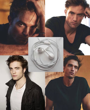 Роберт Паттінсон за дротові навушники