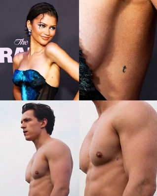 Зендея і Том Холланд зробили парні татуювання, зобразивши ініціали один одного