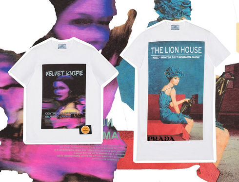 Новая коллекция футболок Prada