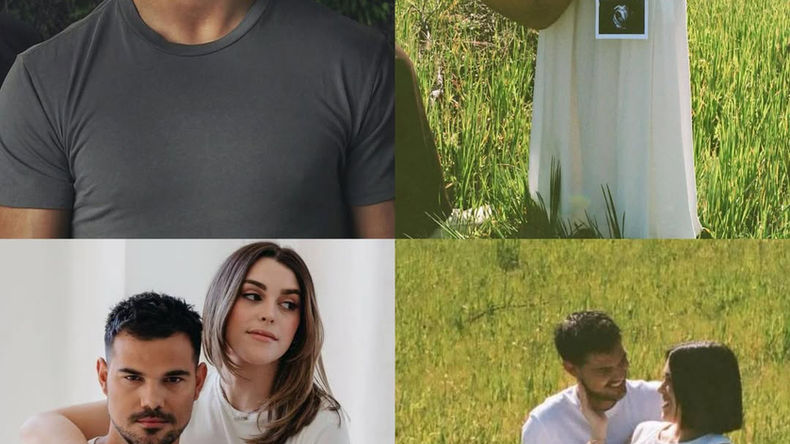 Тейлор Лотнер, актор саги «Сутінки», і його дружина, яку теж звати Тейлор Лотнер, чекають на первістка