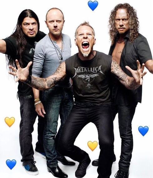 Група Metallica підтримала Україну
