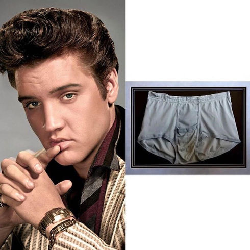 Використана спідня білизна Елвіса Преслі була продана за 8000$ на аукціоні