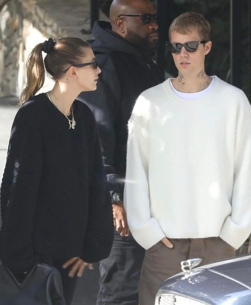 Джастин и Хейли Бибер в ЛосАнджелесе