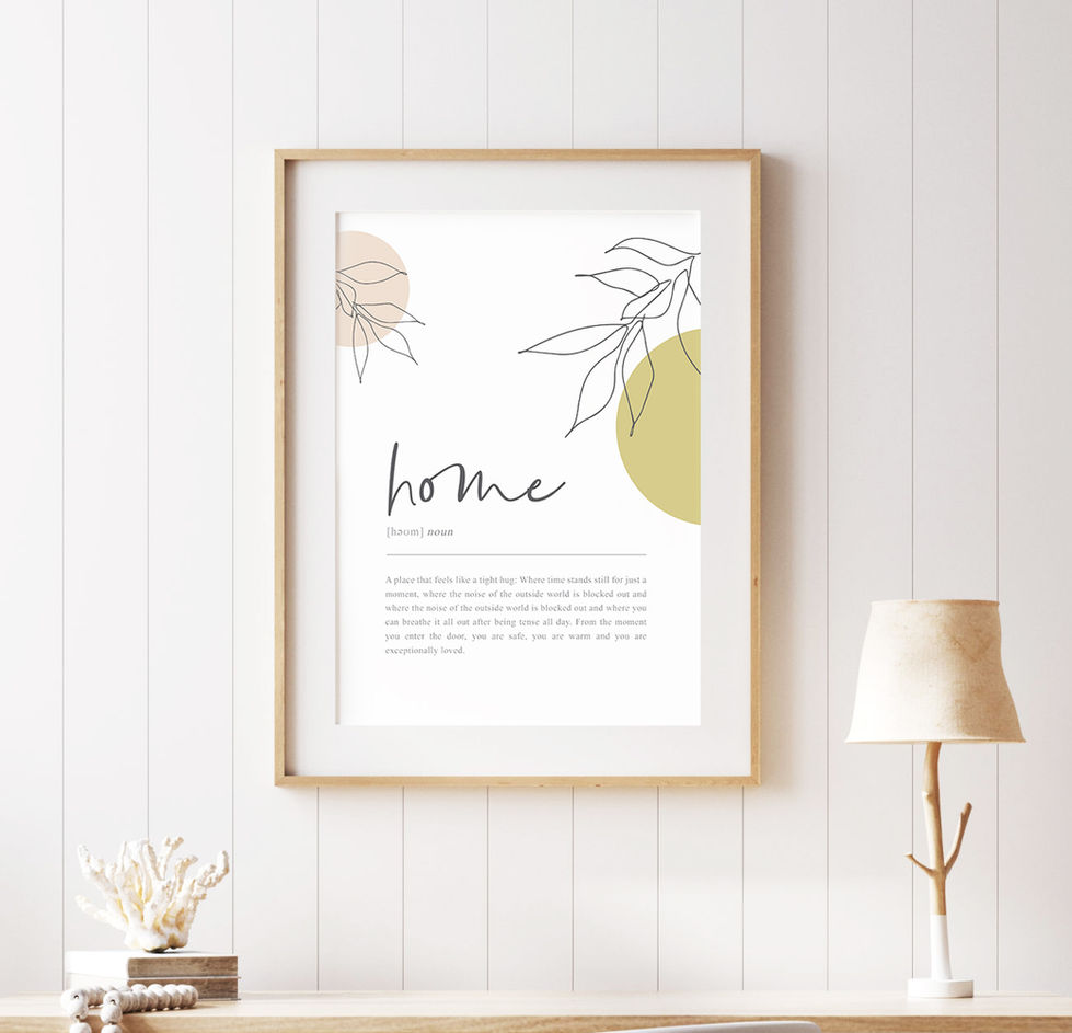 Boho Home Print