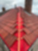 Roof with red tiles