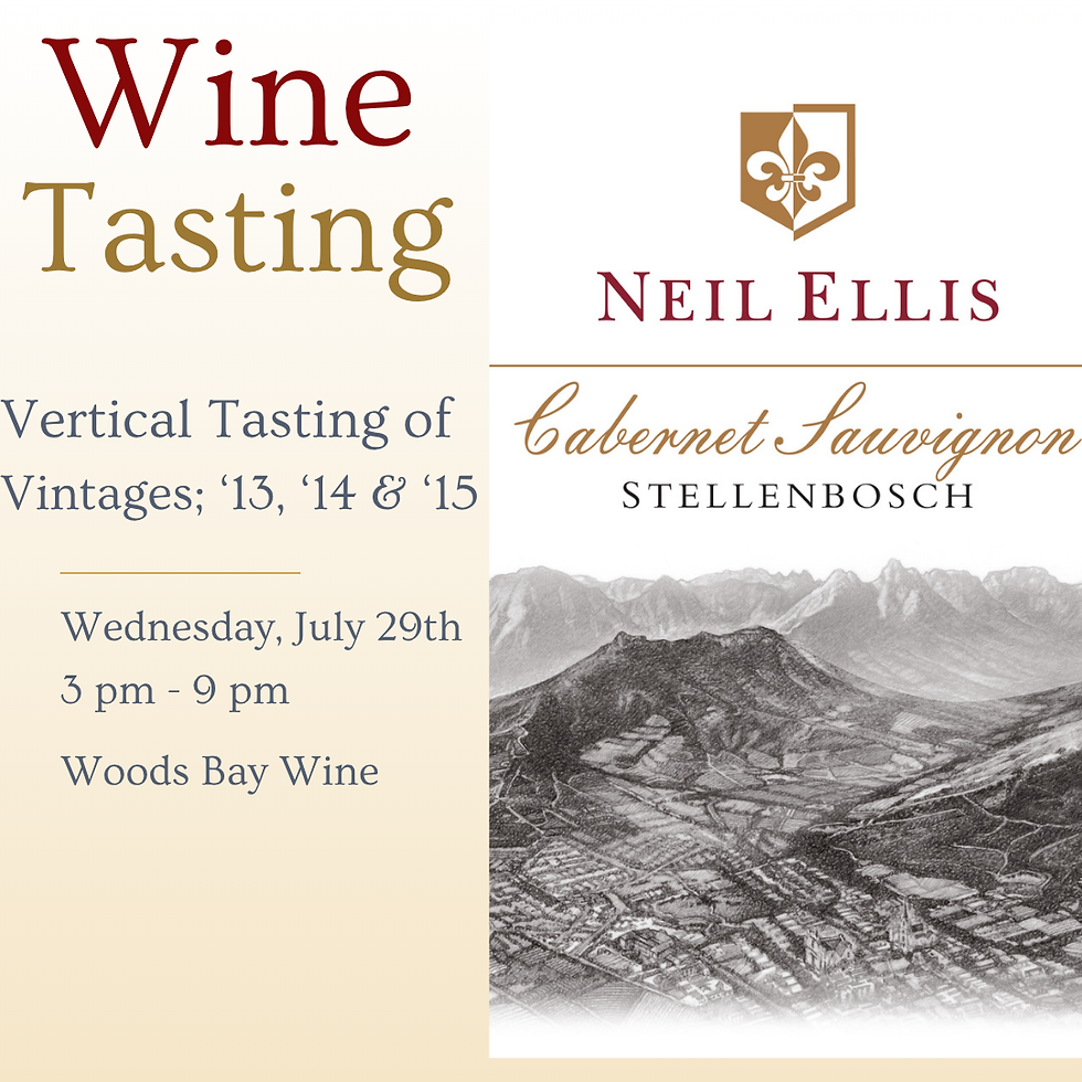 Neil Ellis Single Vineyard Cabernet Sauvignon Tasting