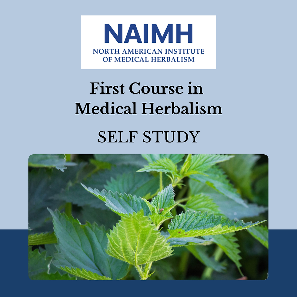 Self Study-First Course in Medical Herbalism