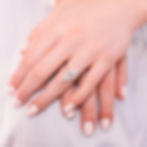 Elegant diamond marquise ring on hand