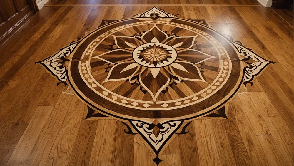 Unveiling the Elegance: The Art of Custom Inlays for Hardwood Floor ...