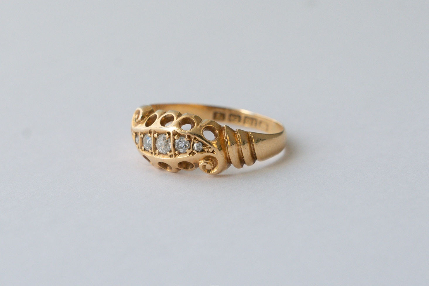 Bague Bandeau aux Diamants