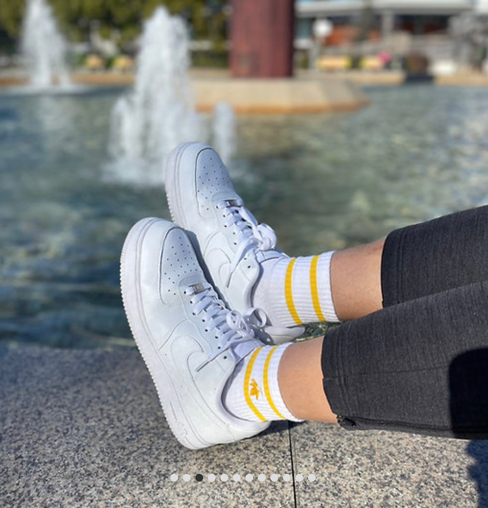 Thumbnail: B7217 Banana Socks White (Super Dry and Deodorizing Effect）