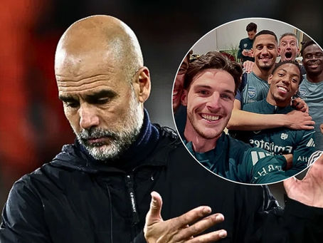 English football witnesses a changing of the guard as Premier League title slips from departing Pep Guardiola's grasp - Arsenal can now expect to dominate ?