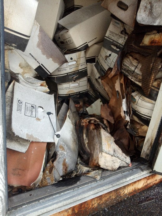 Shredding Wet And Moldy Paper