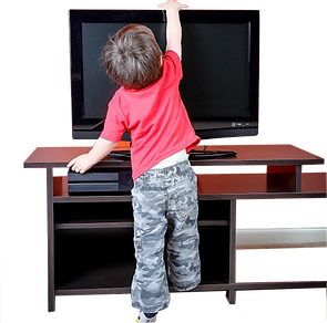 TV nin çocukların üzerine devrilmesini önleyen emniyet kemeri